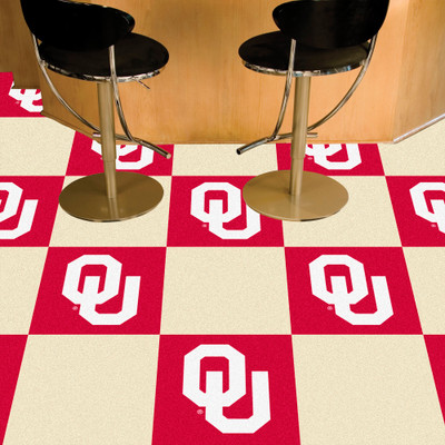Oklahoma Sooners Carpet Tiles | Fanmats | 8522