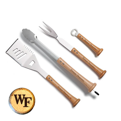 Wake Forest Demon Decons HOME RUN Combo BBQ Set | Baseball BBQ | GRTLSTHRWFDD