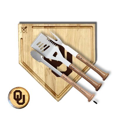 Oklahoma Sooners Trough Silver Slugger Combo Set | Baseball BBQ | GRTLSTSST17OS