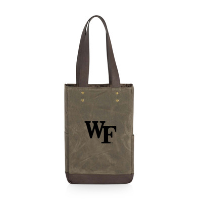 Wake Forest Demon Deacons 2 Bottle Insulated Wine Cooler Bag | Picnic Time | 536-02-140-614-0