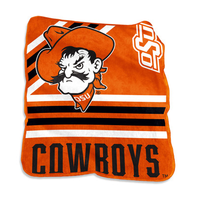 Oklahoma State Cowboys Raschel Throw Blanket | Logo Chair | 193-26C
