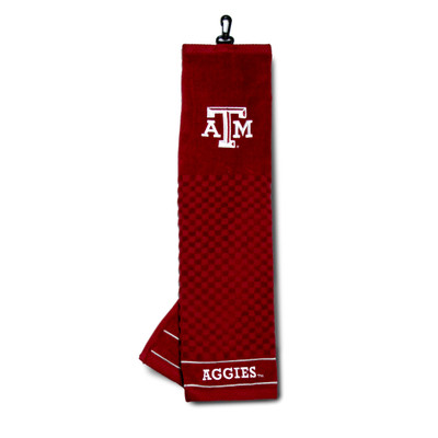 Texas A&M Aggies 16" X 22" Tri-Fold Embroidered Scrubber Golf Towel| Team Golf |23410