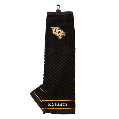 UCF Knights 16" X 22" Tri-Fold Embroidered Scrubber Golf Towel| Team Golf |55210