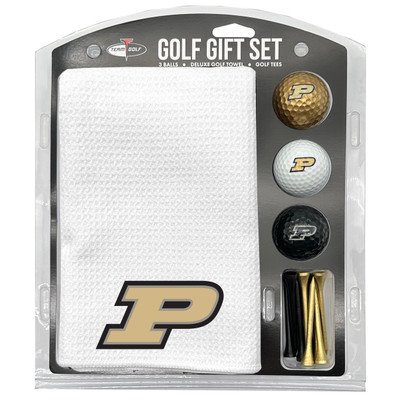 Purdue Boilermakers 16" X 40" Microfiber Towel Golf Gift Set - White| Team Golf |23025