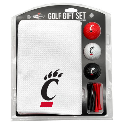 Cincinnati Bearcats 16" X 40" Microfiber Towel Golf Gift Set - White| Team Golf |24025