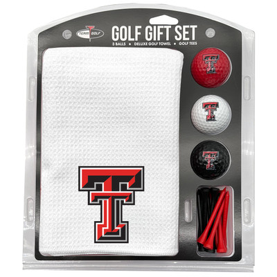 Texas Tech Red Raiders 16" X 40" Microfiber Towel Golf Gift Set - White| Team Golf |25125