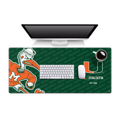 Miami Hurricanes Logo Series Desk Pad |Stadium Views | 0959069