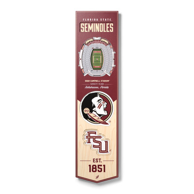 FSU Seminoles 3D Stadium 8x32 Banner | Stadium Views | 0951933