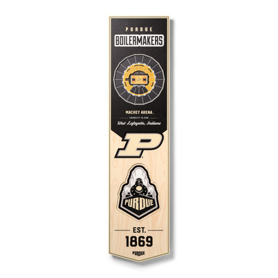 Purdue Boilermakers Basketball 3D Stadium 8x32 Banner | Stadium Views | 0952176