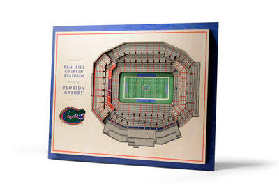 Florida Gators 5-Layer StadiumView 3D Wall Art | Stadium Views | 5028342