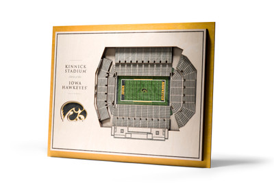 Iowa Hawkeyes 5-Layer StadiumView 3D Wall Art | Stadium Views | 5028380