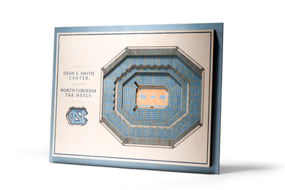 North Carolina Tar Heels 5-Layer StadiumView 3D Wall Art | Stadium Views | 5028502