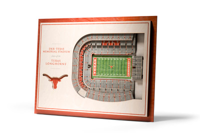 Texas Longhorns 5-Layer StadiumView 3D Wall Art | Stadium Views | 5028632