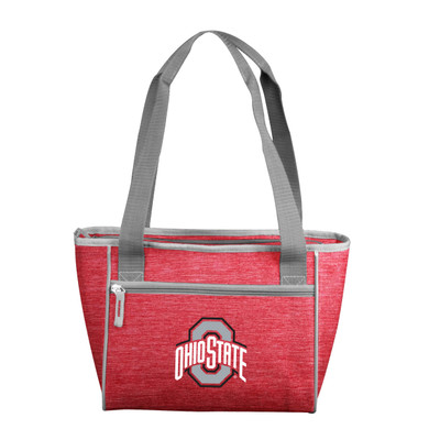 Ohio State Buckeyes Crosshatch 16 Can Cooler Tote| Logo Brands |LGC191-83-CR1