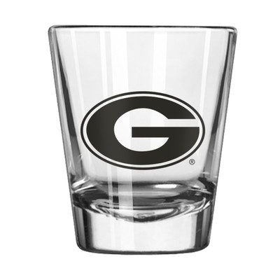 Georgia Bulldogs 2oz Gameday Shot Glass Set of 2| Logo Brands |LGC142-G2S-1