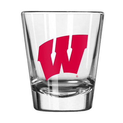 Wisconsin Badgers 2oz Gameday Shot Glass Set of 2| Logo Brands |LGC244-G2S-1