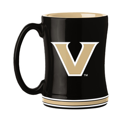 Vanderbilt Commodores Relief Mug - Set of 2| Logo Brands |LGC232-C14RM-20