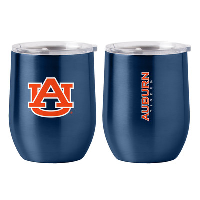 Auburn Tigers 16oz Gameday Stainless Curved Beverage Tumbler| Logo Brands |LGC110-S16CB-1