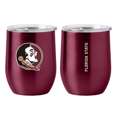 FSU Seminoles 16oz Gameday Stainless Curved Beverage Tumbler| Logo Brands |LGC136-S16CB-1