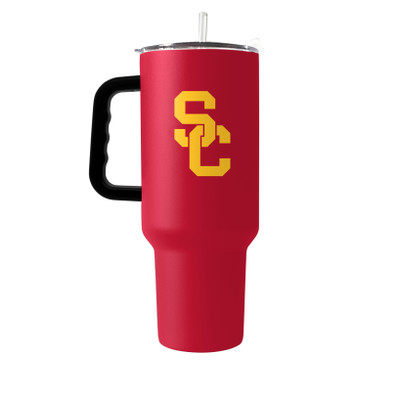 USC Trojans Flipside Powder Coat 40oz Tumbler| Logo Brands |LGC205-S40PT-34