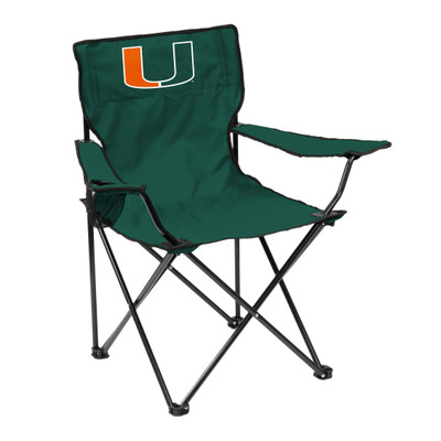 Miami Hurricanes Quad Tailgate Chair| Logo Brands |LGC169-13Q