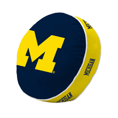 Michigan Wolverines Puff Pillow| Logo Brands |LGC171-813