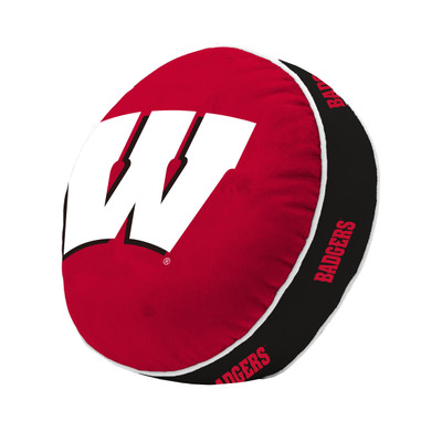 Wisconsin Badgers Puff Pillow| Logo Brands |LGC244-813