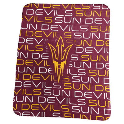 Arizona State Sun Devils Classic Throw| Logo Brands |LGC107-23B
