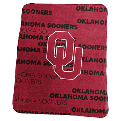 Oklahoma Sooners Classic Throw| Logo Brands |LGC192-23C