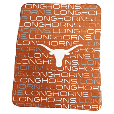 Texas Longhorns Classic Throw| Logo Brands |LGC218-23B