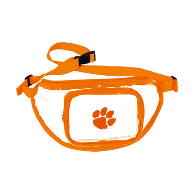 Clemson Tigers Clear Fanny Pack| Logo Brands |LGC123-881