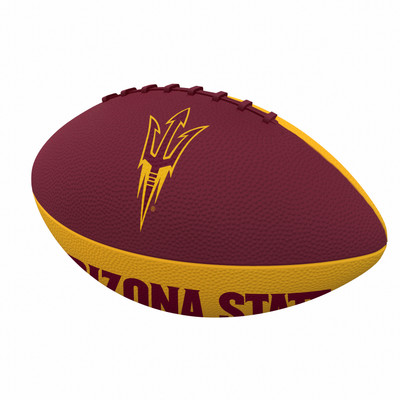 Arizona State Sun Devils Pinwheel Junior Size Rubber Football| Logo Brands |LGC107-93JR-2