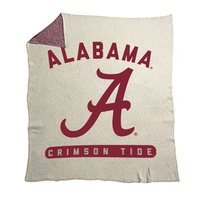 Alabama Crimson Tide Prime Luxe Dreams Throw| Logo Brands |LGC102-281-74