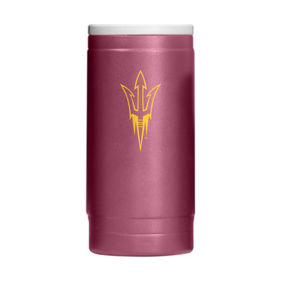 Arizona State Sun Devils Flipside Powder Coat Slim Can Coolie| Logo Brands |LGC107-S12PC-34