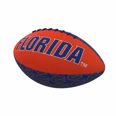 Florida Gators Repeating Mini-Size Rubber Football| Logo Brands |LGC135-93MR-3