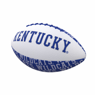 Kentucky Wildcats Repeating Mini-Size Rubber Football| Logo Brands |LGC159-93MR-3