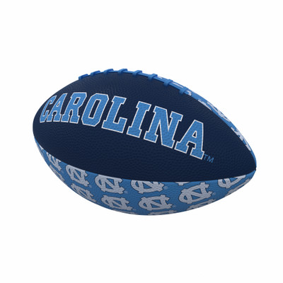 North Carolina Tar Heels Repeating Mini-Size Rubber Football| Logo Brands |LGC185-93MR-3
