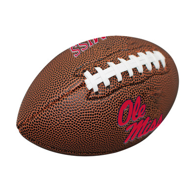 Mississippi Rebels Mini Size Composite Football| Logo Brands |LGC176-93MC-1