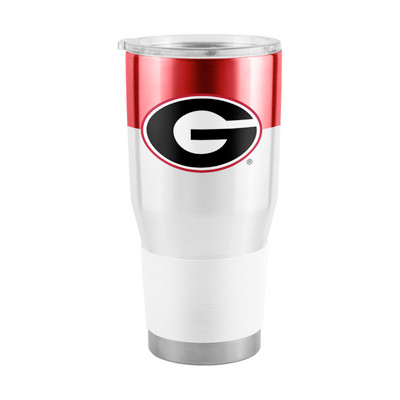 Georgia Bulldogs 30oz Colorblock Stainless Tumbler| Logo Brands |LGC142-S30T-11