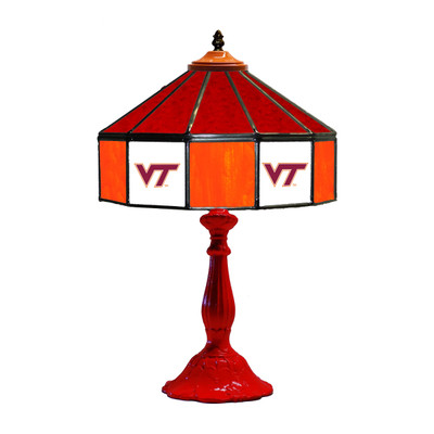 Virgina Tech Hokies 21 in Glass Table Lamp | Imperial | 359-3150