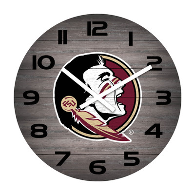 FSU Seminoles Weathered 16" Clock| Imperial |IMP661-3003