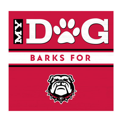 Georgia Bulldogs My Dog Barks Wall Art| Imperial |IMP693-3008