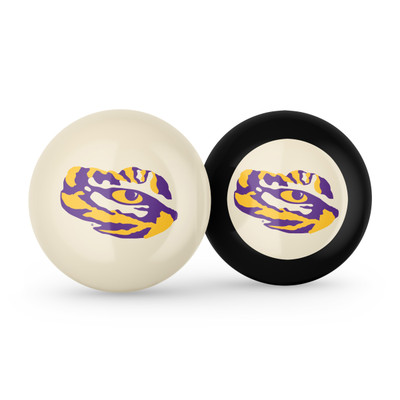LSU Tigers Cue Ball & 8 Ball| Imperial |IMP755-3005