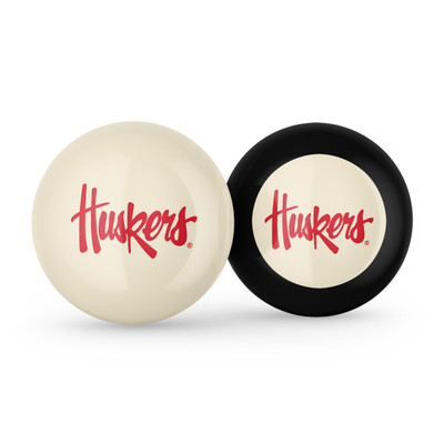 Nebraska Huskers Cue Ball & 8 Ball| Imperial |IMP755-3010