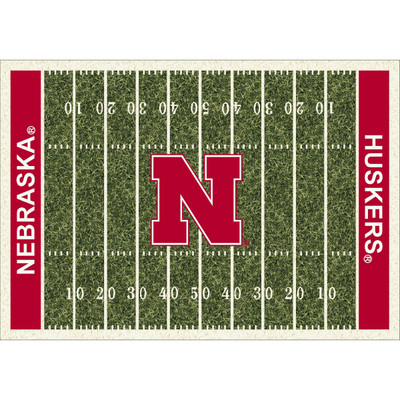 Nebraska Huskers Football Field Rug | IMPERIAL | 520-3010