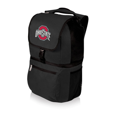 Ohio State Buckeyes Zuma Backpack Cooler - Black | Picnic Time | 634-00-175-444-0