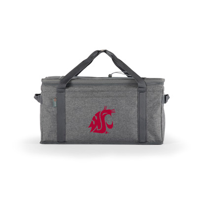 Washington State Cougars 64 Can Collapsible Cooler | Picnic Time | 716-00-105-634-0