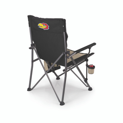 Kansas Jayhawks Big Bear XXL Camping Chair with Cooler | Picnic Time | 808-00-175-244-0