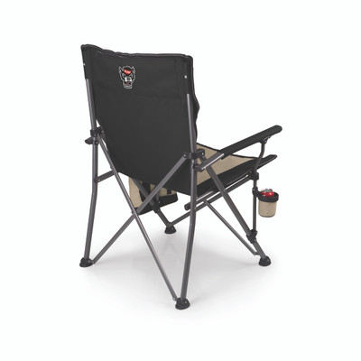 NC State Wolfpack Big Bear XXL Camping Chair with Cooler | Picnic Time | 808-00-175-424-0