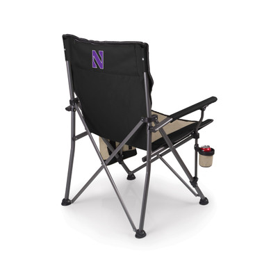 Northwestern Wildcats Big Bear XXL Camping Chair with Cooler | Picnic Time | 808-00-175-434-0